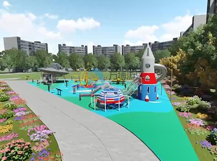 戶外小區(qū)公園主題